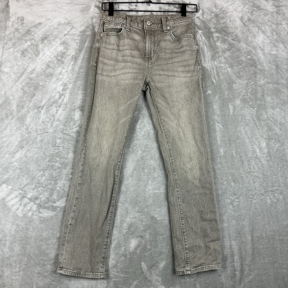Old Navy Jeans Boys 14 Denim Gray Green Wash Slim